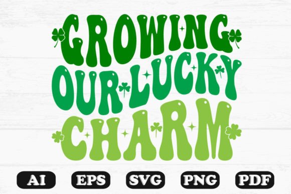 Growing Our Lucky Charm Retro Wavy SVG Review for Real Projects