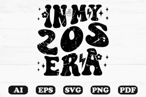 In My 20s Era Retro Wavy Svg T-shirt