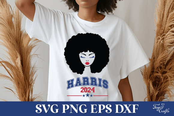 Kamala Harris 2024 Afro SVG: A Bold Design for Real Projects