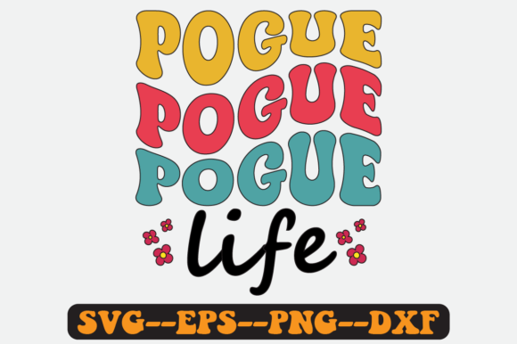 Pogue Life Groovy Retro SVG Design