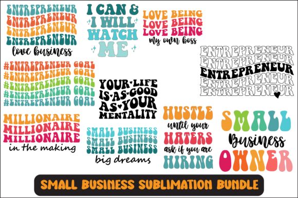Small Business Svg Sublimation Bundle