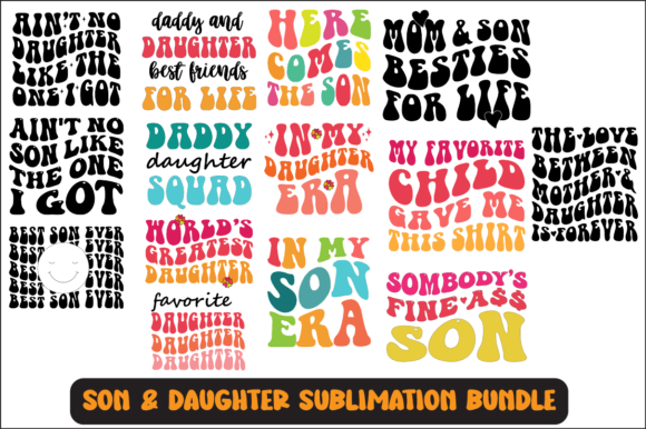 Son Daughter SVG Sublimation BUNDLE Review for Real Projects